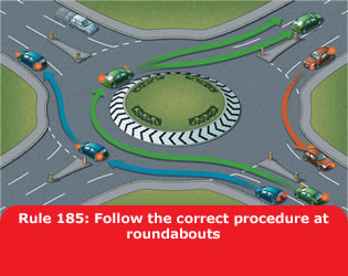 Signal on roundabout