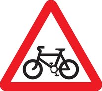 ​Cycle route ahead