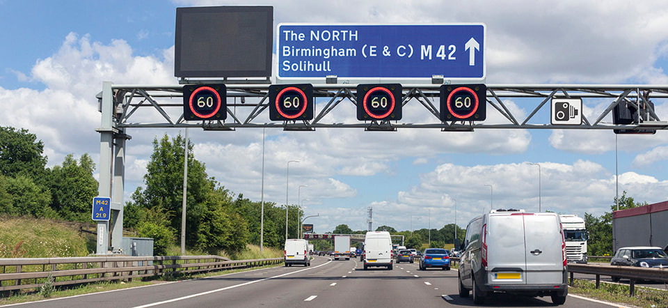 Lane specific signs and signals can display advice, restrictions and warnings that apply to individual lanes.
