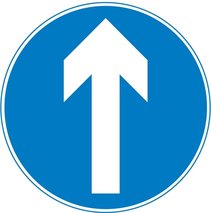 Ahead only