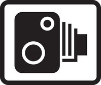 Area in which cameras are used to enforce traffic regulations