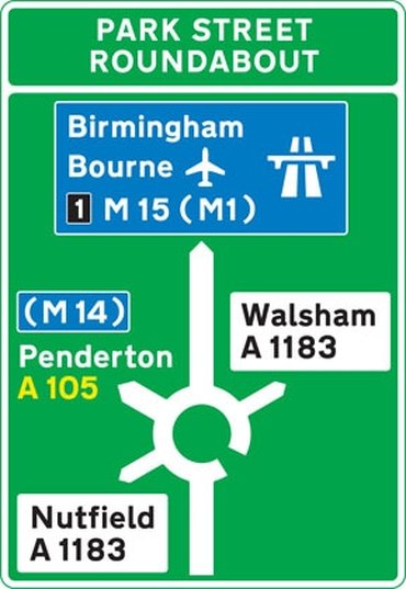 Direction Signs On Roads And Motorways The Highway Code