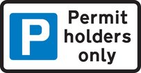Parking restricted to permit holders