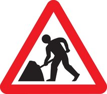 Image result for roadworks sign